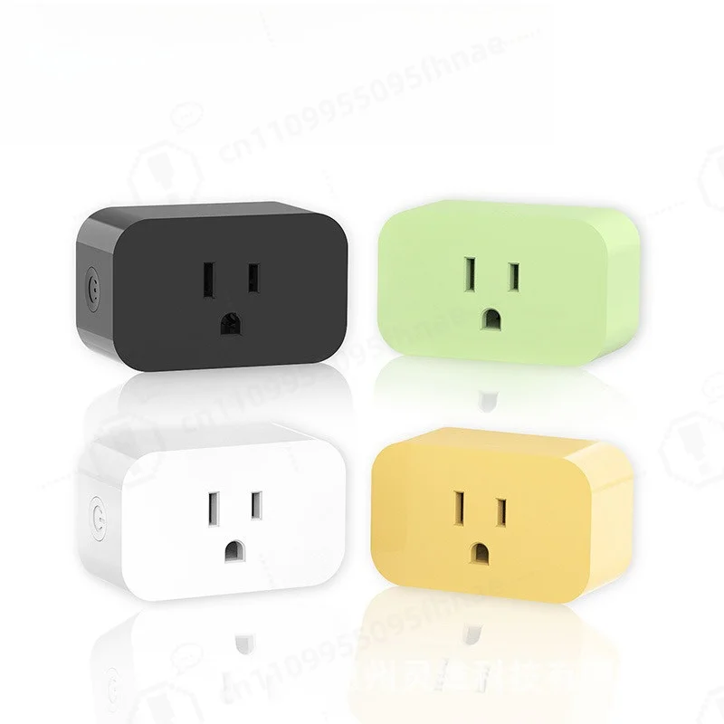 WiFi Smart Socket US Plug, Power Metering Smart Voice Control Mobile Phone Timing Socket for Home Appliance Use