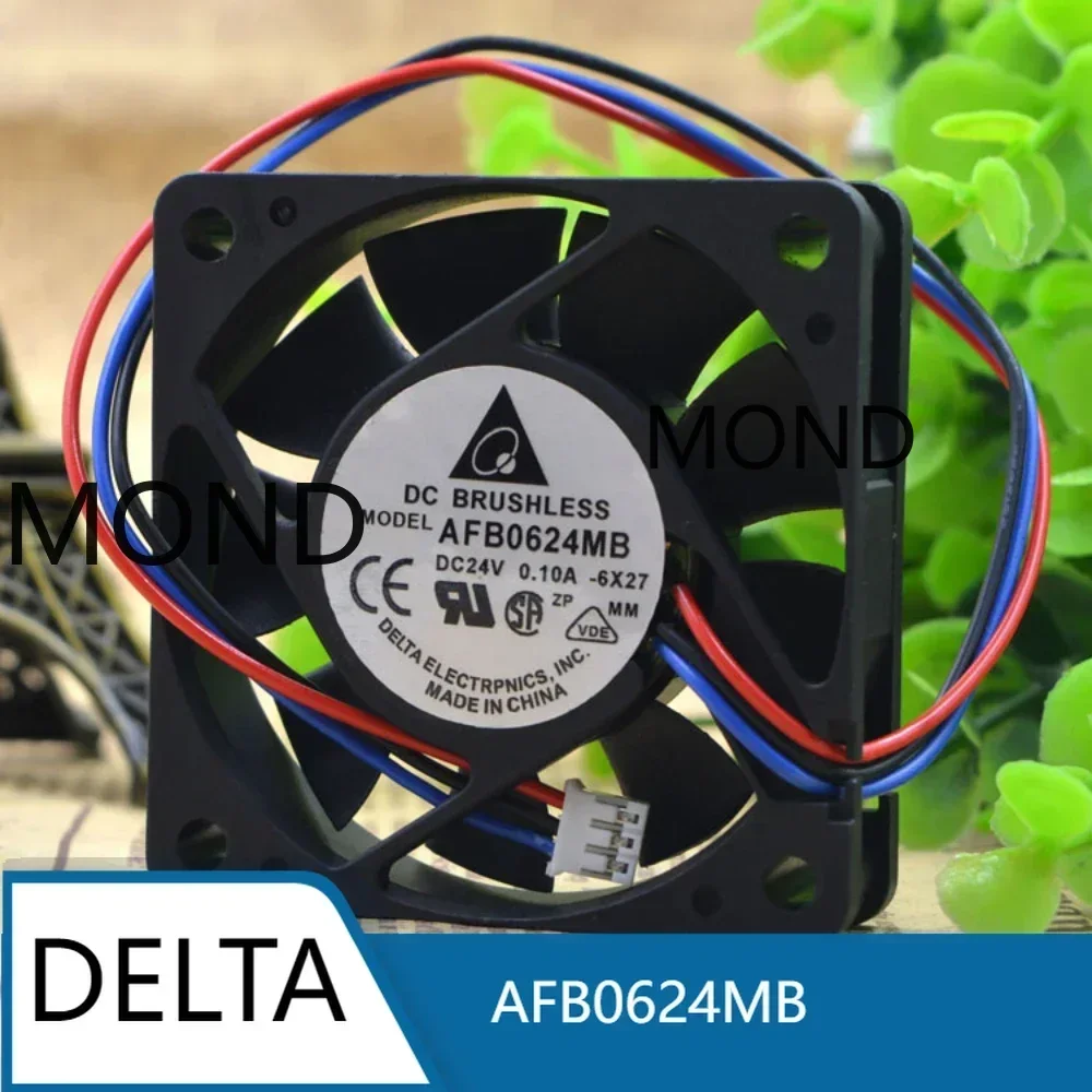 

Delta AFB0624MB Cooling Fan 6015 6CM 24V 0.10A CPU Powe Supply Inverter Server Fan 2 3-wire Brand New Original