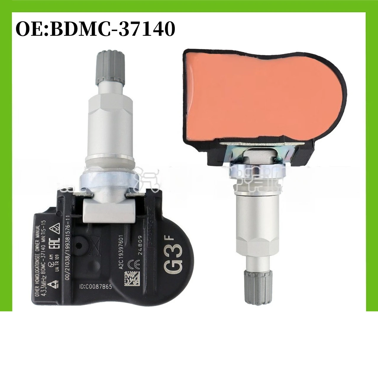 

BDMC-37140 BDMC37140 1/4pcs TPMS Tire Pressure Monitor Sensor For Mazda 2 3 5 6 CX-5 CX5 CX-6 CX6 CX-9 CX9 MX-5