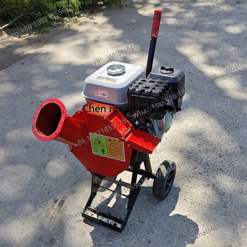 NEW Mini Wood Chipper Crusher Lightweight For Home Use With Branch Crushing Function Bamboo Sugarcane Efficient