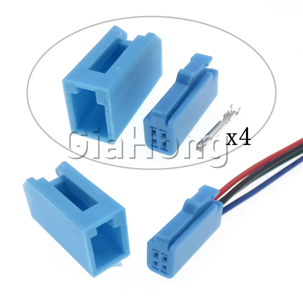 1 Set 4 Ways Automobile Socket Car Male PCB Connector AC Assembly Auto Wire Cable Electrical Plug