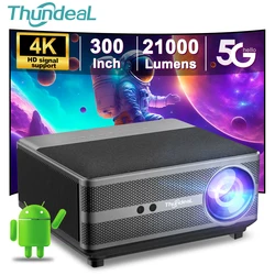 ThundeaL Full HD 1080P Projector TD98 WiFi LED 2K 4K Video Movie Beam TD98W Android Projector PK DLP Home Theater Cinema Beamer