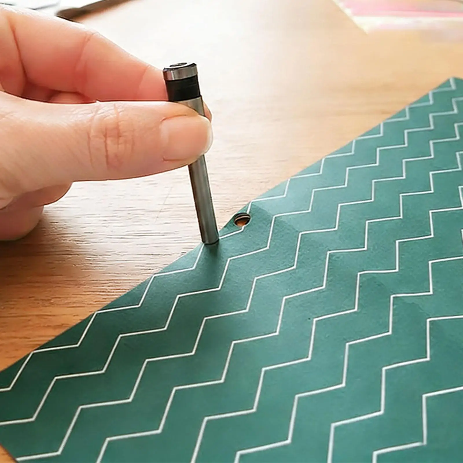 

Набор для перфорации книг, портативный дырокол для переплета, перфоратор для бумаги, для одежды, билетов, офисных журналов, ежедневников