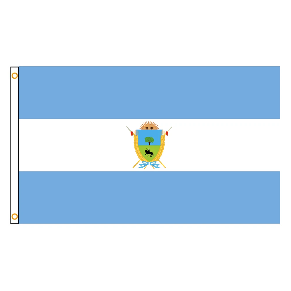 3x5 Ft La Pampa Flag Vivid Color and Fade proof The flags of Argentina Polyester with Brass Grommets 3 X 5 Ft