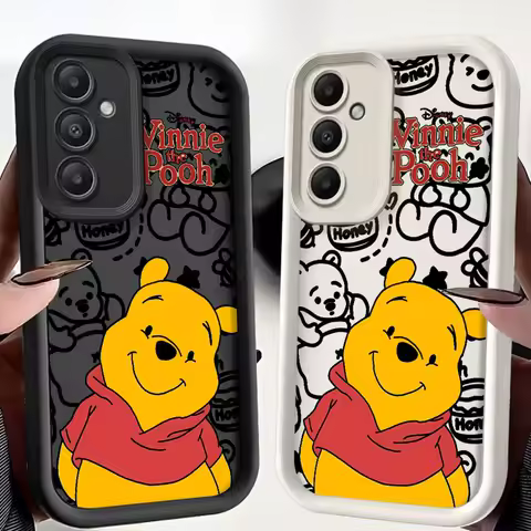 Disney Winnie The Pooh Soft TPU Case for Samsung Galaxy A36 A35 A52 A33 A54 A25 A26 A22 A55 A73 A21s A24
