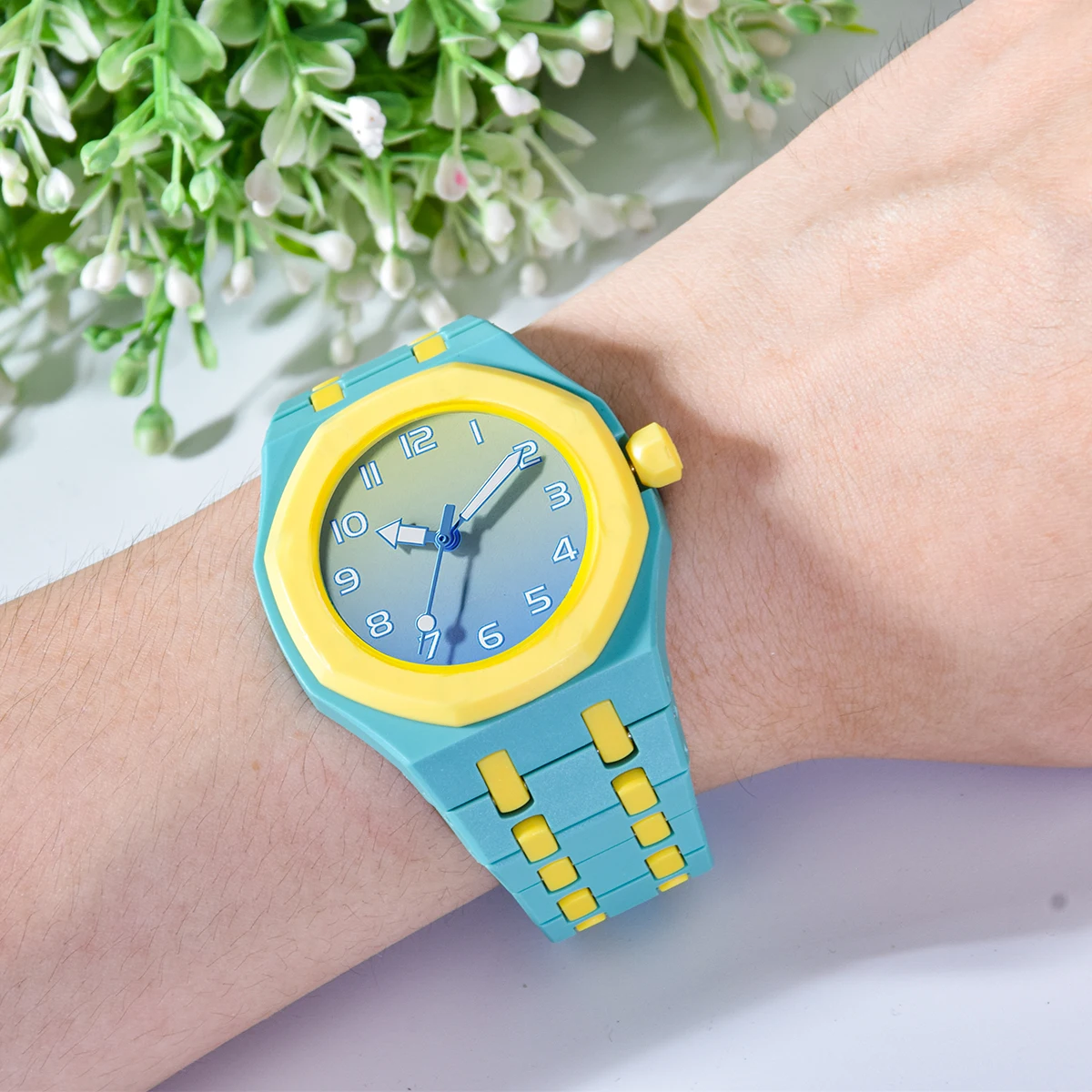 Biomaterials Ceramic Watch Case + Strap Modification Set For Swatch x AP Royal POP Watch Durable Replacement Upgrade Kit