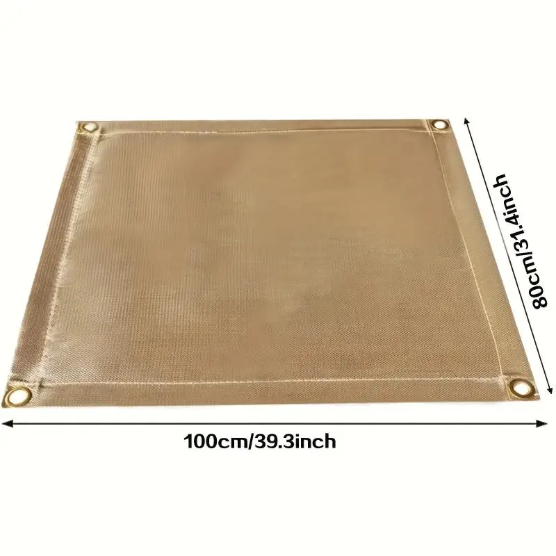 Outdoor Camping Vuurvaste Doek Picknick Barbecue Isolatiemat Vlamvertragende Hoge Temperatuur Branddeken Glasvezel Mat