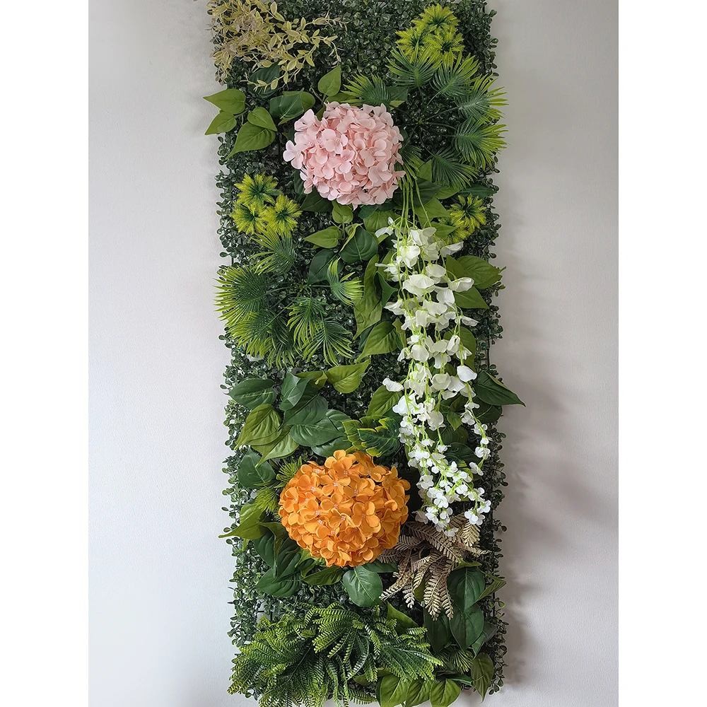 120cm * 40cm Hochzeits feier Haupt dekoration künstliche Pflanze Rasen Panel Wand für Wohnzimmer Hintergrund Spleißen dekorativ – Detail 11