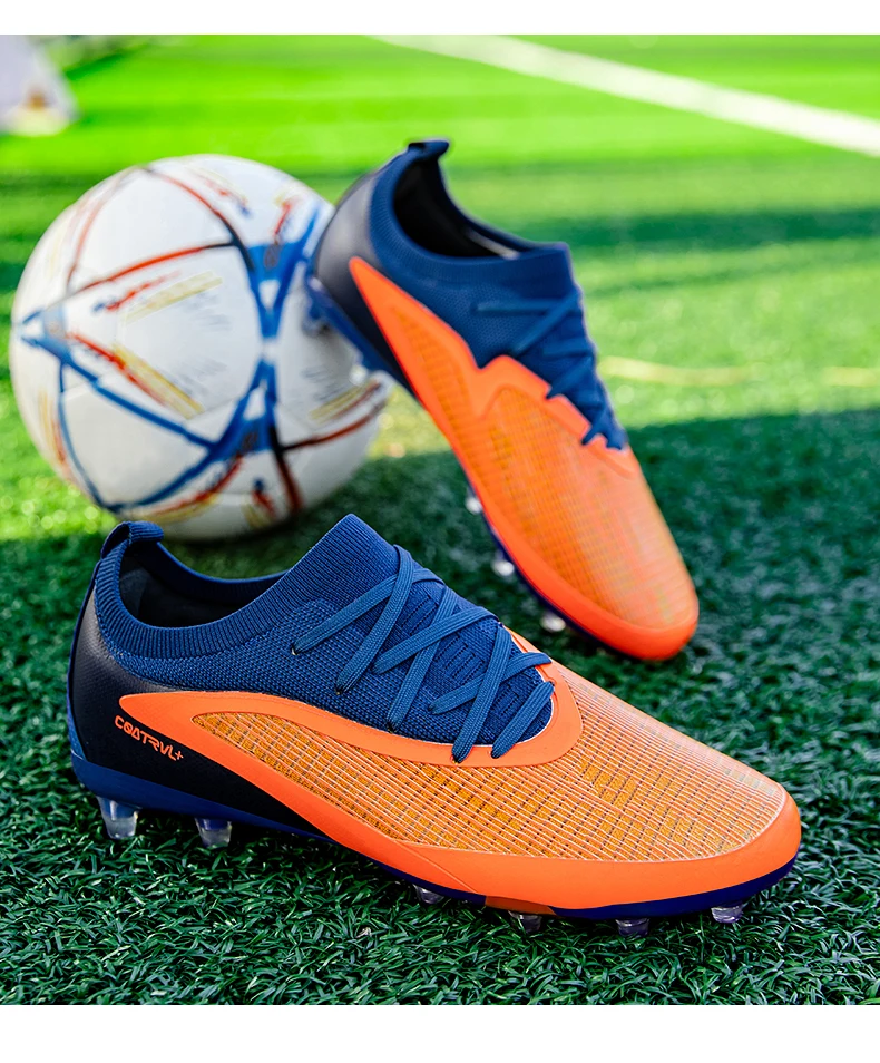 Neue Männer Fußball Schuhe Sport Stollen Erwachsene Atmungsaktive Rutschfeste Fußball Stiefel Outdoor Lange Spikes Training Jungen Spiel Bequem – Detail 6