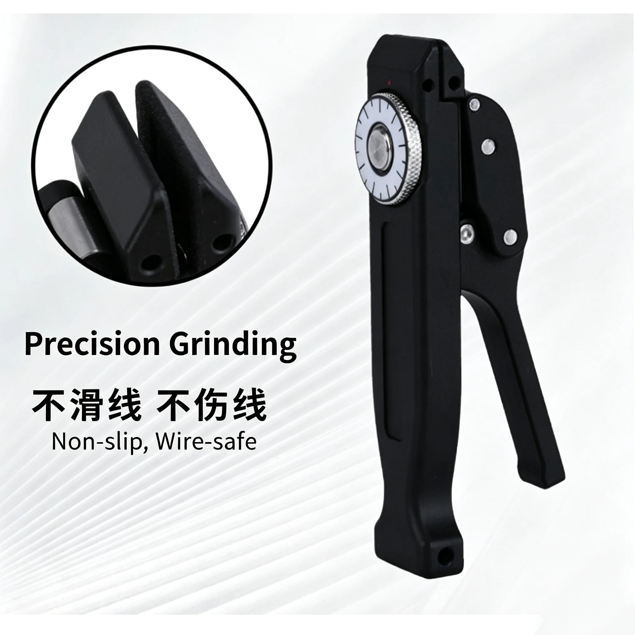 Anti-Slip Diamond Dusted Grip Racquet Stringing Tools Heavy Duty Starting Clamp For Badminton Tennis Stringing Machine