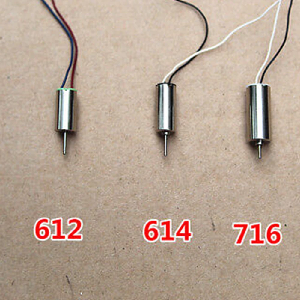 DC3.7V Hollow Cup Motor 40000-50000rpm 612/614/716 Mini Coreless Electric Motor For RC HM Coreless Motor