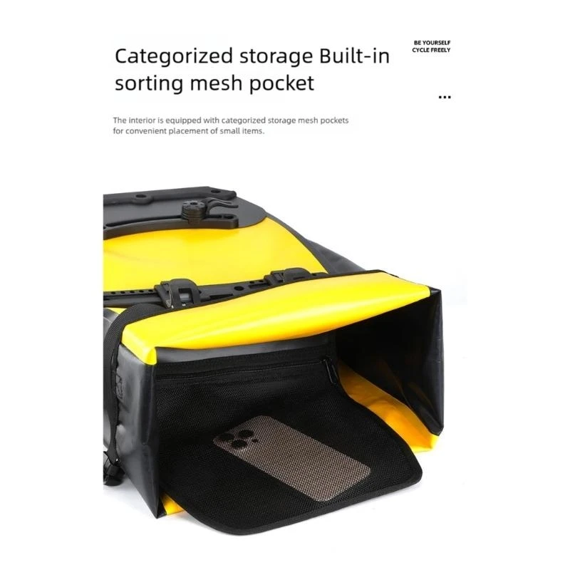 

Water Resistant Bike Rear Rack Bag Luggage Carriers Bike Rack Tail Bag Enduring
