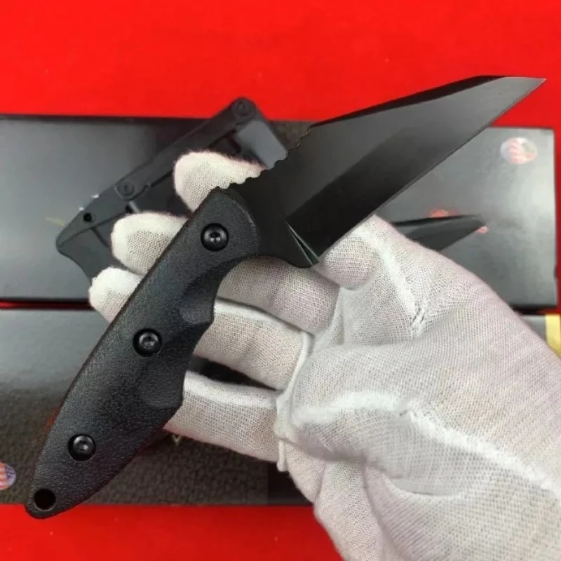 

High-hardness Straight Knife Multi-functional Emergency Exploration Tool Outdoor Camping Wilderness Survival EDC Hunting Knife