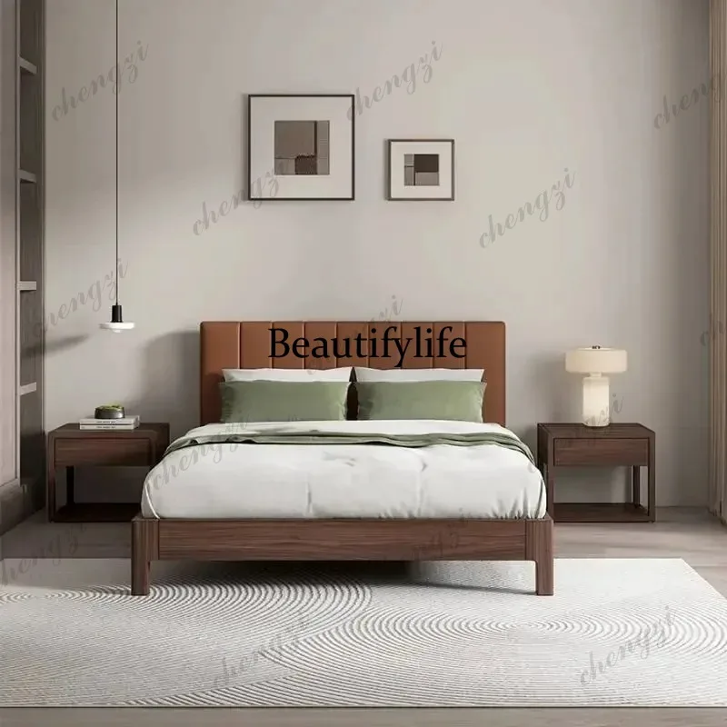 Waterproof Comforter Double Bed Platform Modern Living Room Bedroom Double Bed Full Size Bedframe Lit 2 Personnes Home