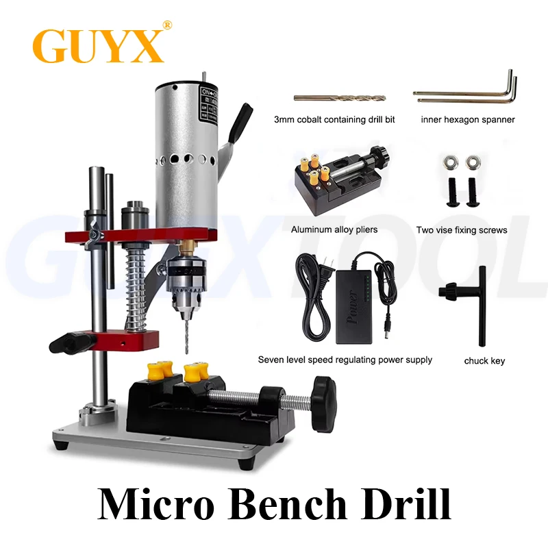 

CNC Home Desktop Variable Speed Drilling Machine Metal Jade Polishing Drilling Precision Electric Drill With Adjustable Speed