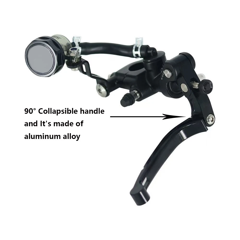 16&17.5RCS Hydraulic clutch brake master cylinder pump CNC aluminum alloy collapsible 90° Handle Bar For Yamaha Honda Kawasaki - Image 3