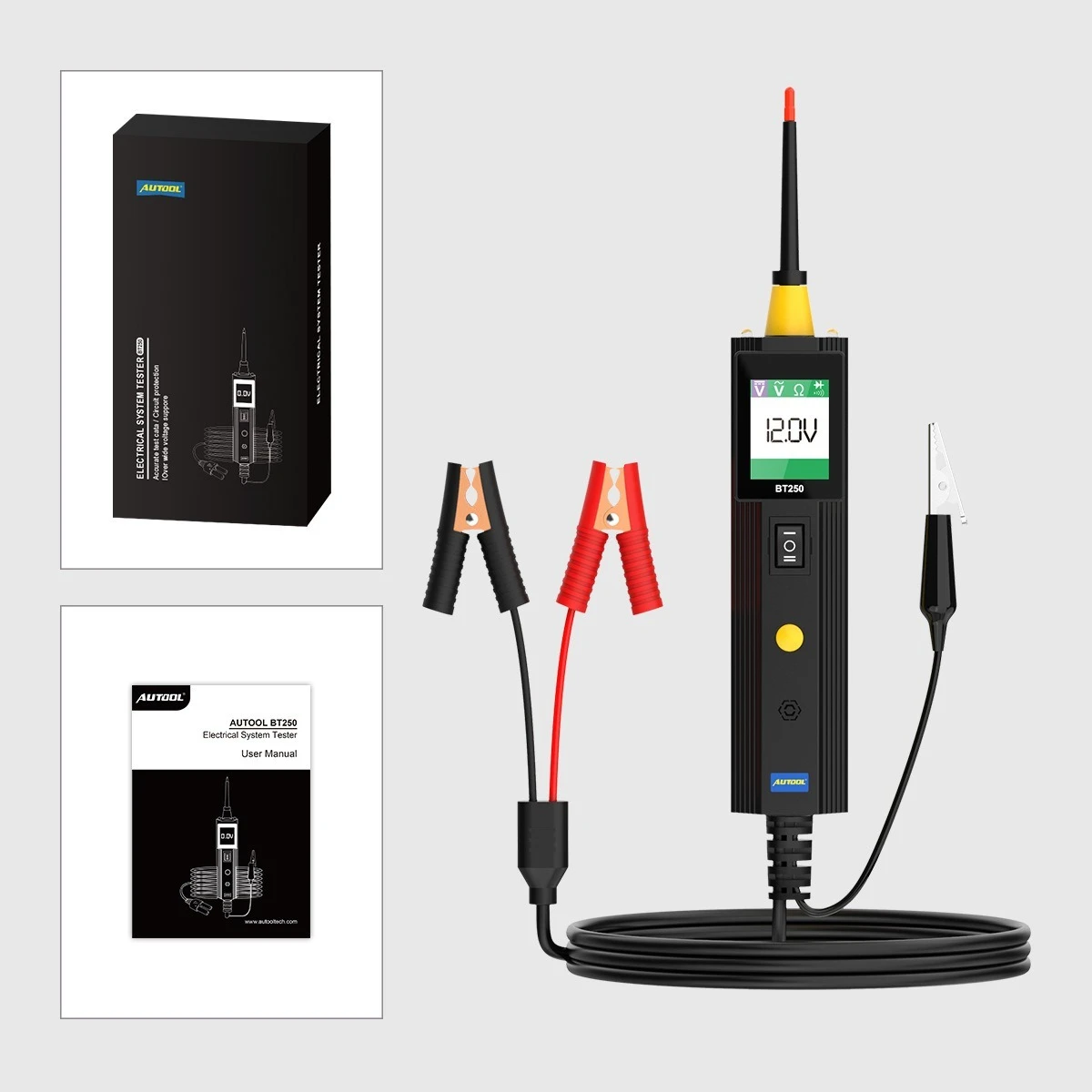 Automotive Power Circuit Probe Tester Breaker Finder Tool ,12/24V Electrical Open Short Circuit Finder