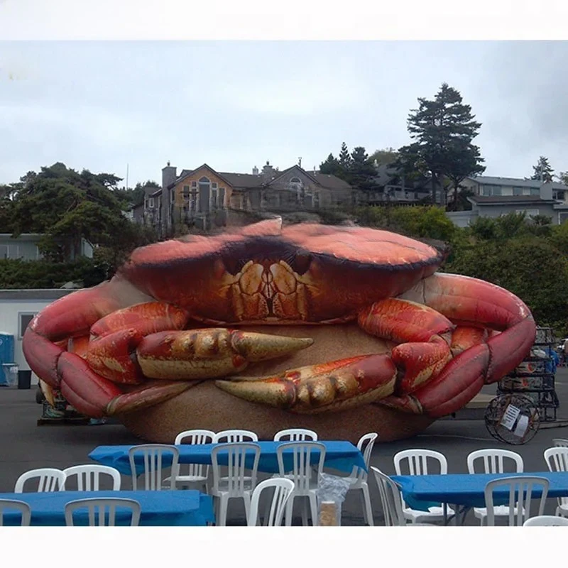 advertising inflatable  Lifelike giant crab Customized inflatable sea food for mall decoration