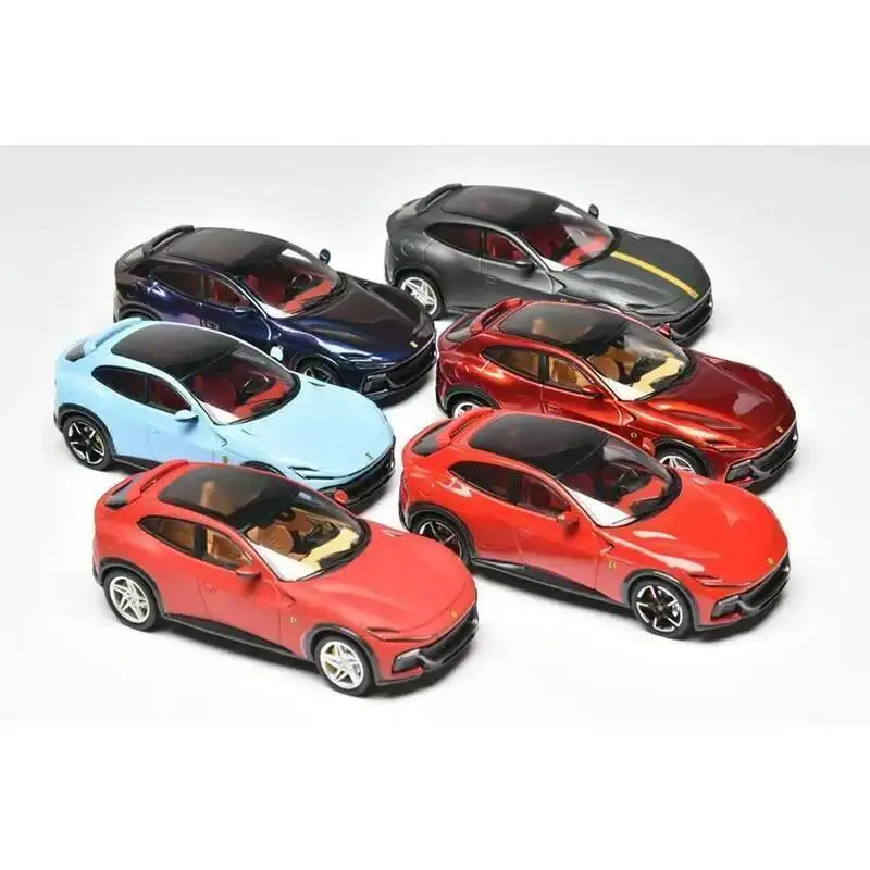 

Предпродажа, забавная 1:64 Purosangue F SUV FUV, литая под давлением модель автомобиля, сбор миниатюрных игрушек