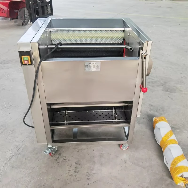 

Sweet Carrot Ginger Sugarcane Potato Cassava Washing And Peeling Machine