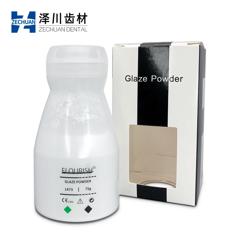 FLOURISH JADE GP Glaze Powder 75g Dental Metal Porcelain Powder 600-920℃