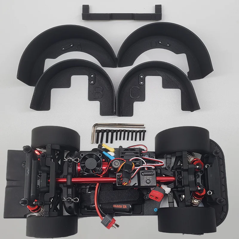 MJXRC Simulation Front and Rear Fenders for 1/14 Mjxrc 14303 Remote Control Car Off-road High Speed RC Cars Truck