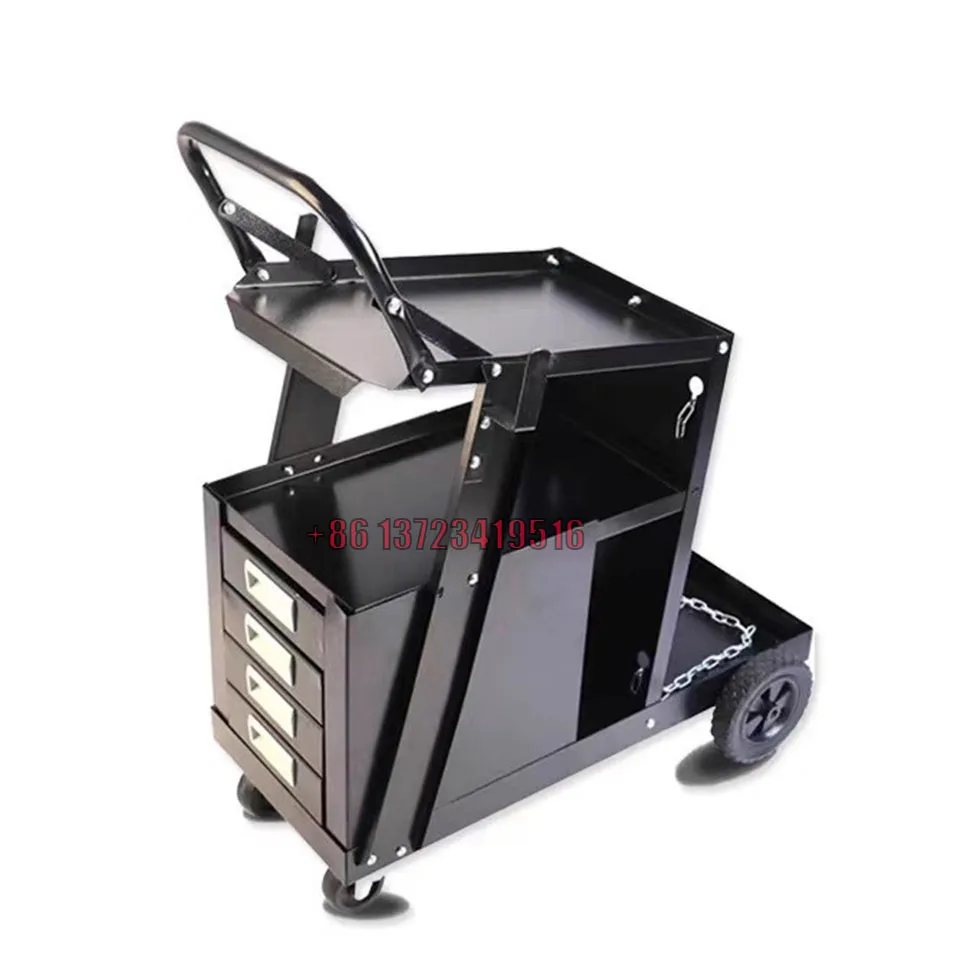 Gas-shielded Welding Cart, Second-shield Welding Mobile Cart, Auto Repair Welding Cart, Enlarged Electric Welding Machine Cart