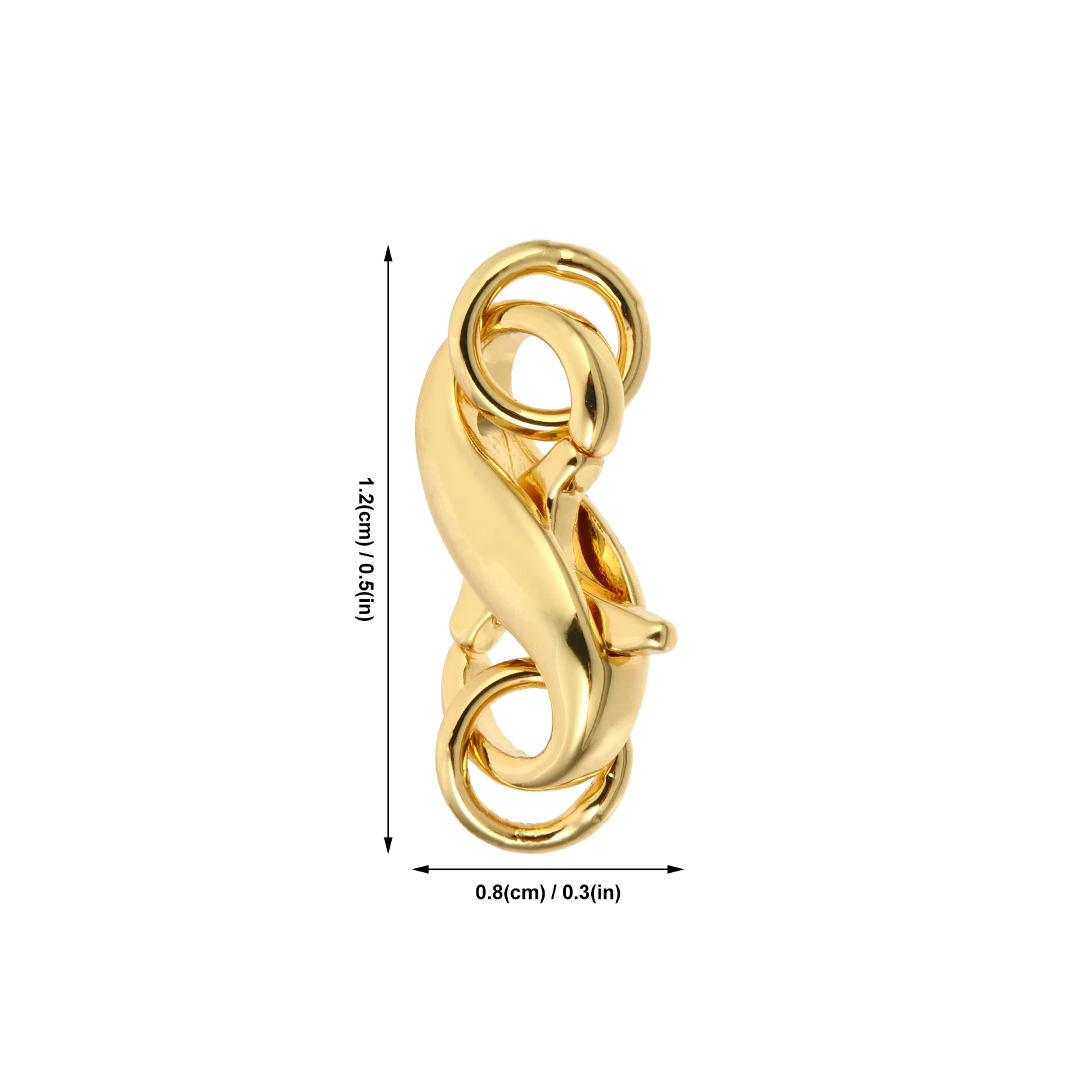 

Lobster Claw Clasp Golden Necklace Shortener Connecting Buckle for Bracelets DIY Jewelry Accessories Metal Material Durability