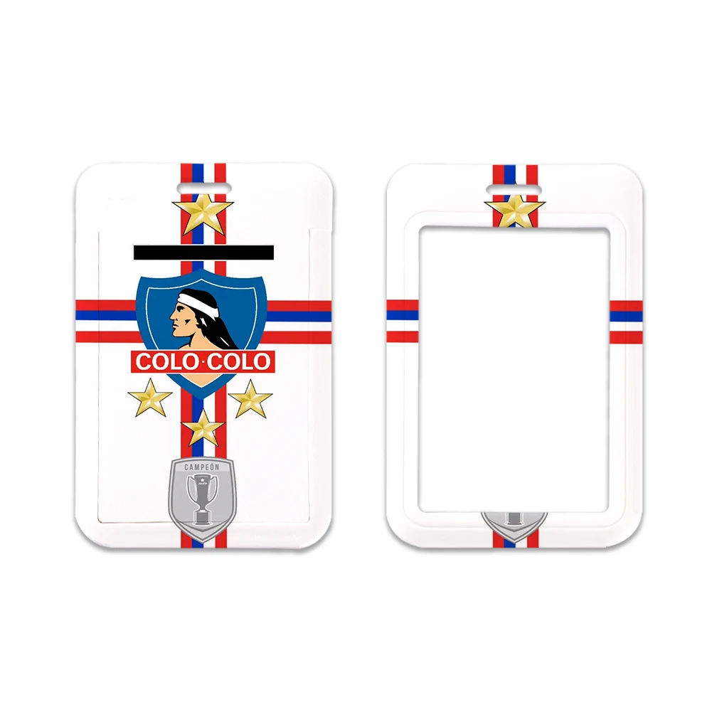 Work Card Holder Work Sports Theme Name Badge Holder Chile with Keychains Student Id Card Lanyard Holder Accessories