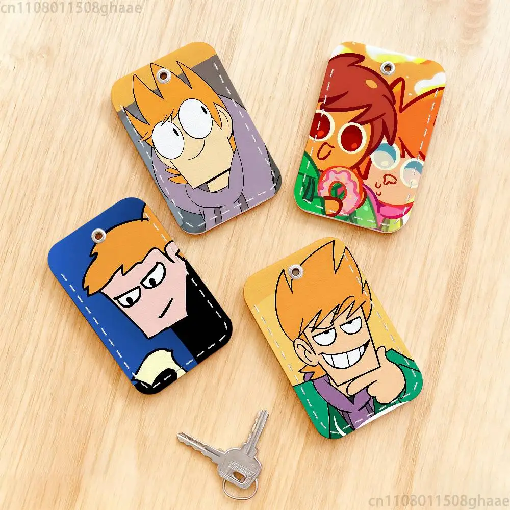 

Anime Eddsworld matt Personalised Print Card Holder Suitable For Holder Girls Door Card Case Women Badge Holder Keychain
