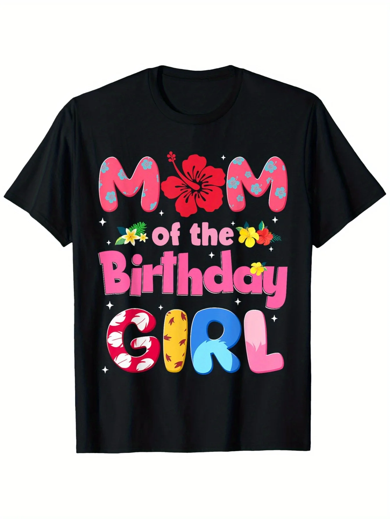 Mom And Dad Of The Birthday Stylish Summer Top Family Party Decorations T-Shirt T-shirt for St. Patrick's Day Easter Gifts for F