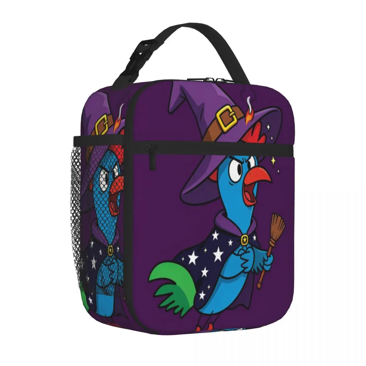 Hot Sale Lucatom The Halloween Wizard Multi Pocket Thermal Food Carrier Car Driving Lunch Portable Lunch Bag