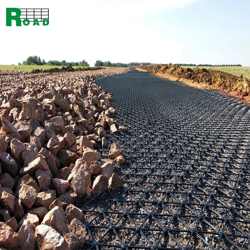 Price of small samples --PP Traxial Geogrid Ground Stabilization Geogrid Gravel Driveway Geomalla Road Construction view 2