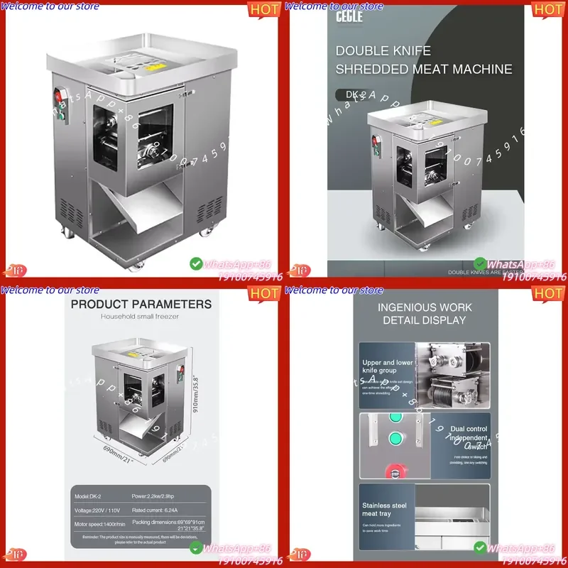

CE Certificate Automatic Professional Industrial Commercial Mincer Kitchen Meat Grinder Slicers Food Processor