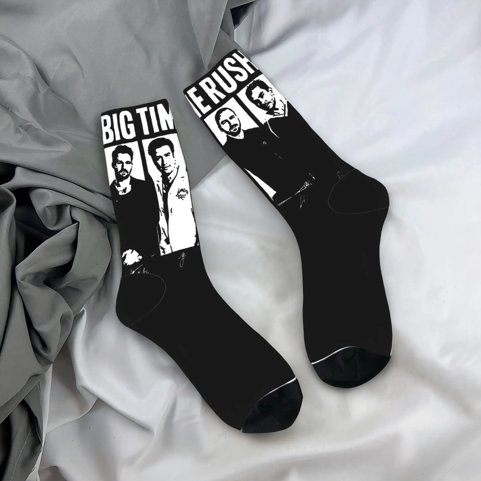 كبير الوقت الاندفاع الجوارب الخريف جوارب الموسيقار مضحك الرجال جوارب ناعمة متوسطة مطبوعة الدراجات مكافحة العرق الجوارب #1