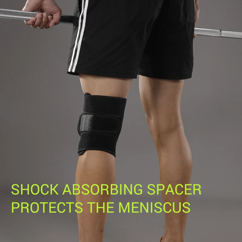 1 Piece Adjustable Neoprene Knee Support Patellar Stabilizer with PVC Bars