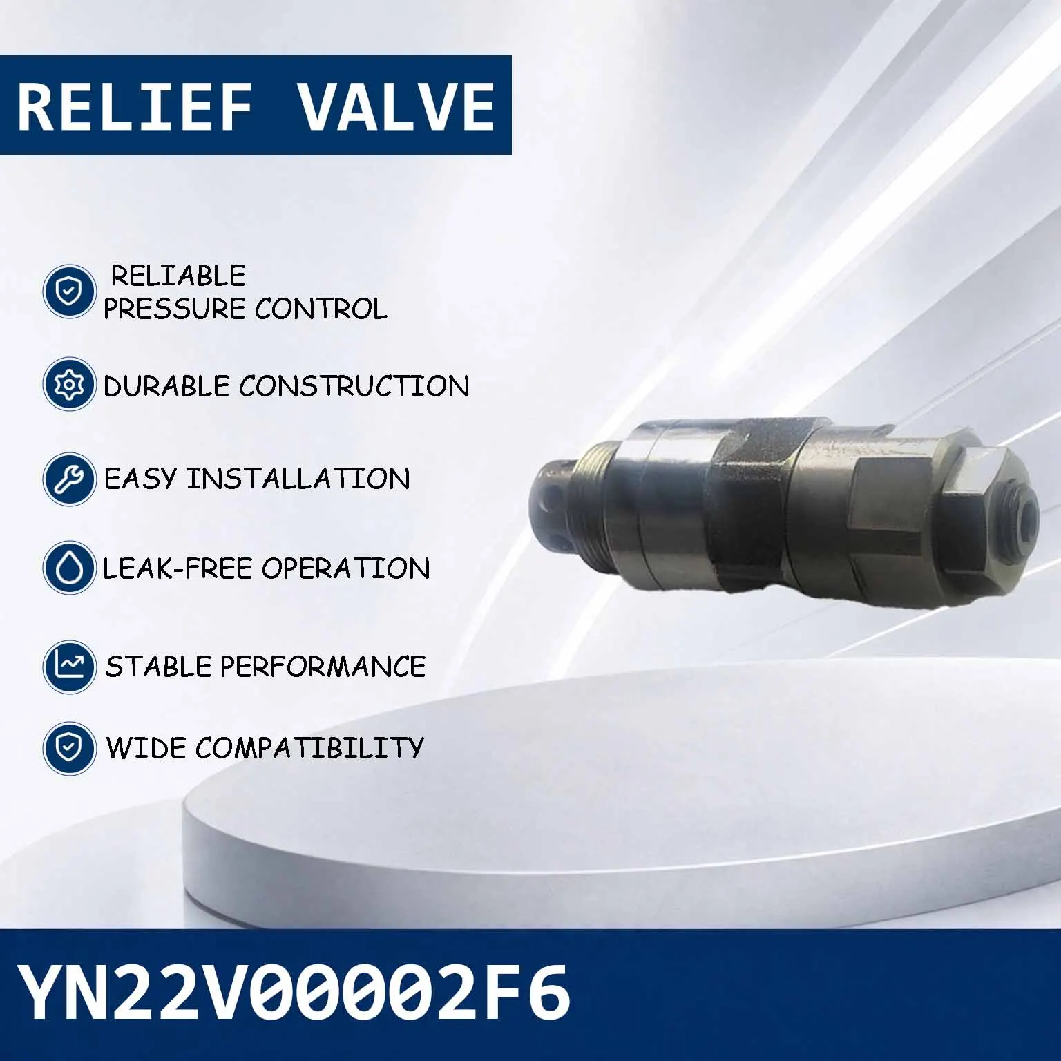 New YN22V00002F5 Relief Valve For Lonking 6225