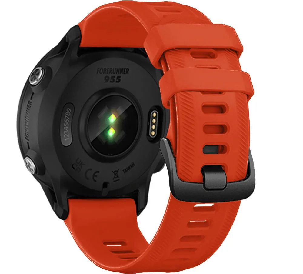 Silikonarmband für Garmin Forerunner 955 745 935 945, Original-Armband, atmungsaktiv, Smartwatch-Armband – Detail 12
