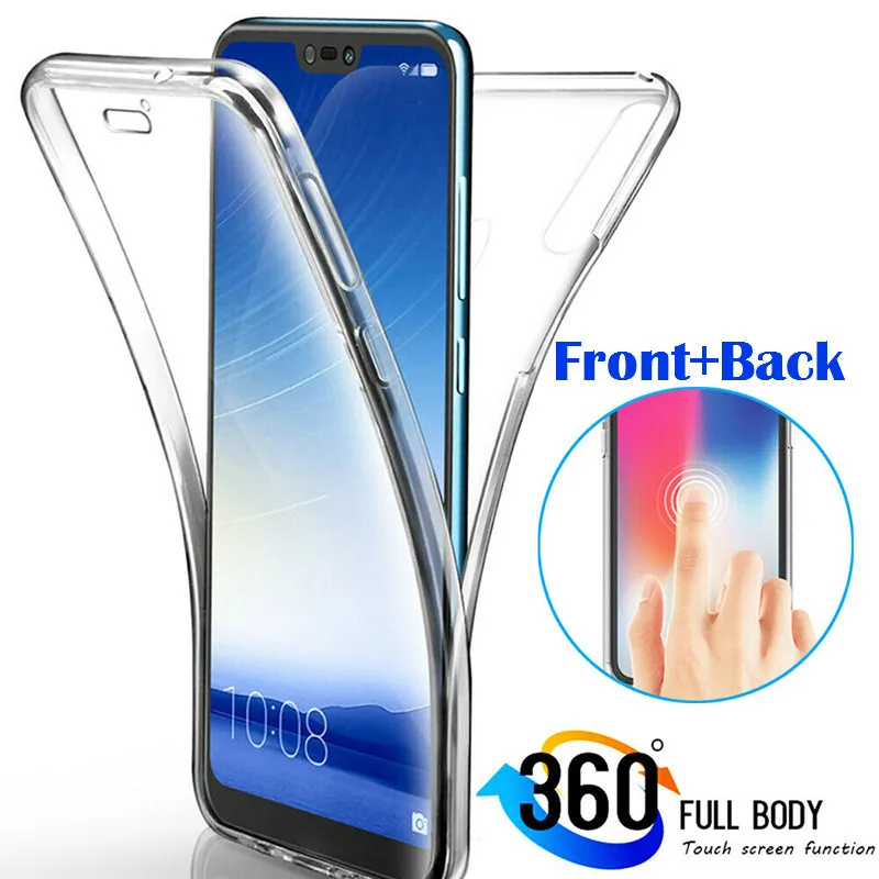 360 Full Body Shockproof Protection Case For Samsung Galaxy S7 S8 S9 S10 S20 S21 Plus S22 S23 S24 Ultra PC+TPU Clear Phone Cover