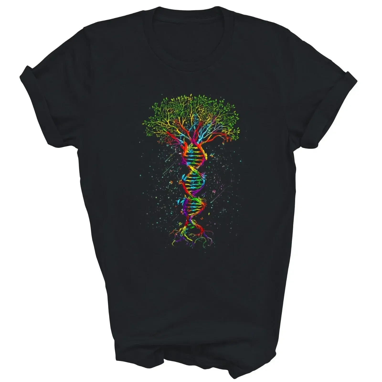 Camiseta DNA Baum Leben Genetik Biologe Wissenschaft, regalo vintage, lavada, cómoda, informal, transpirable, unisex, elástica