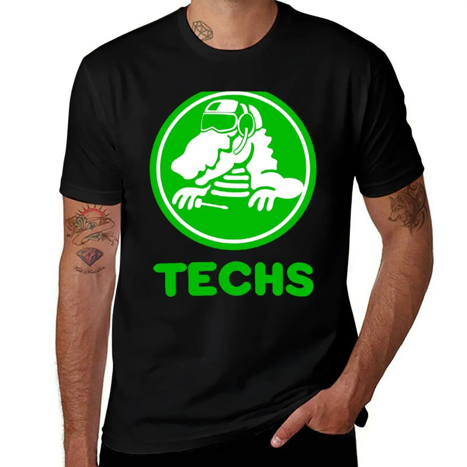 

Techs T-Shirt vintage anime shirt Aesthetic clothing funny gifts vintage t shirts for men