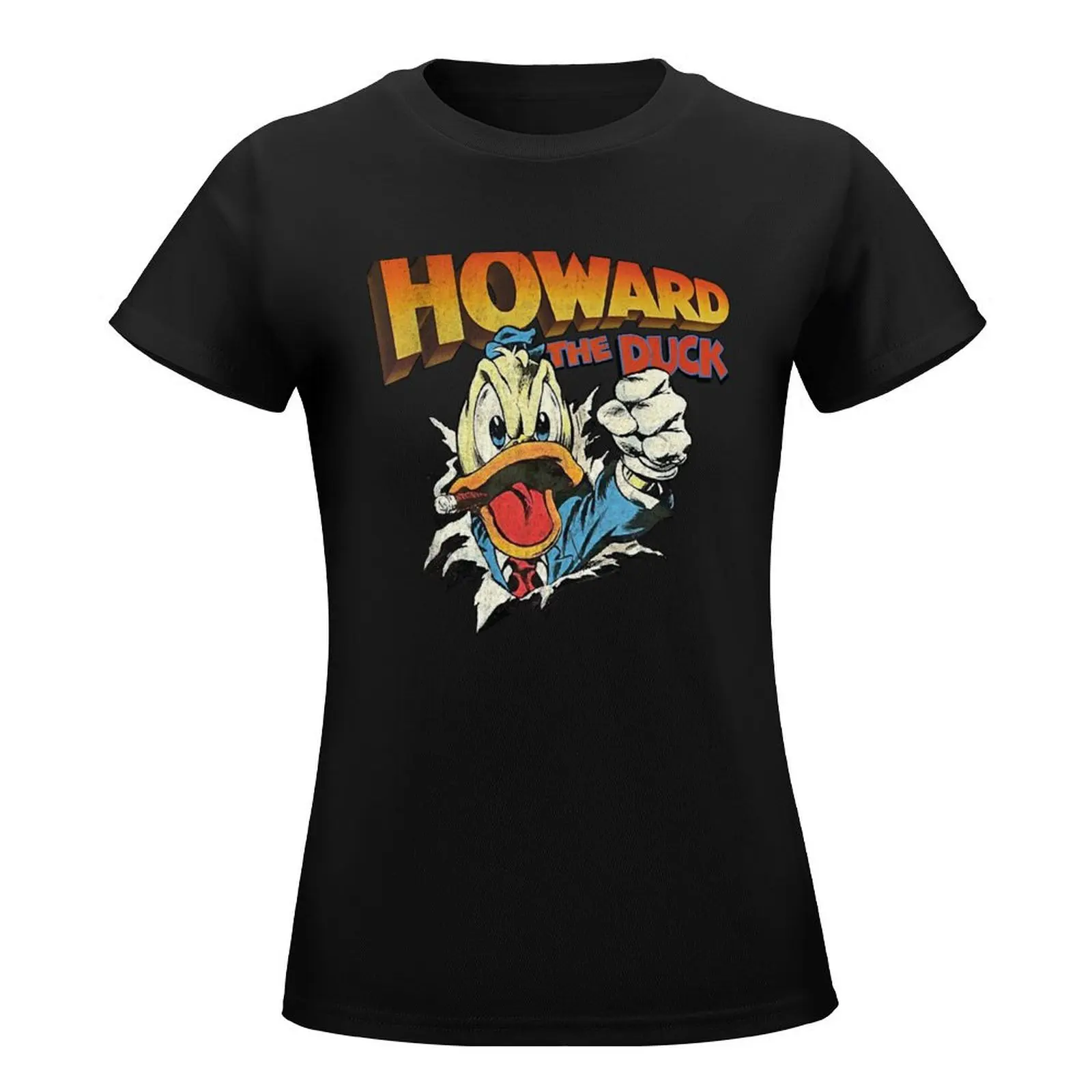 Howard The Duck Tear T-Shirt kawaii clothes hippie clothes summer top summer tops Woman clothing