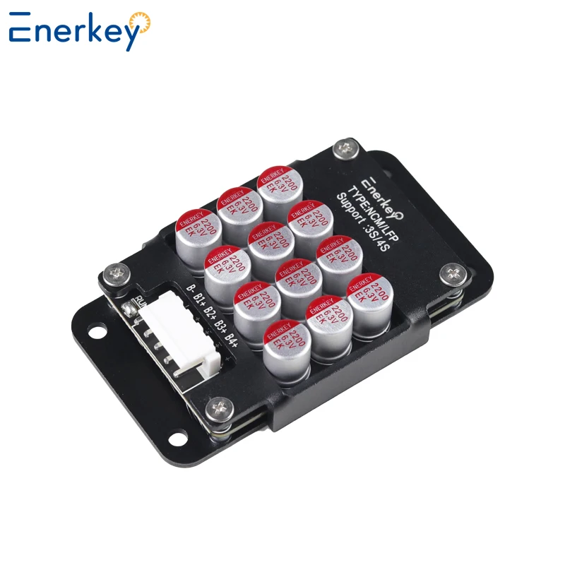 Bilanciatore attivo Enerkey 5A con guscio in alluminio 4S 6S 7S 8S 9S 10S 11S 12S 14S 15S 16S Equalizzazione batteria Lifepo4 / Li-ion/LTO