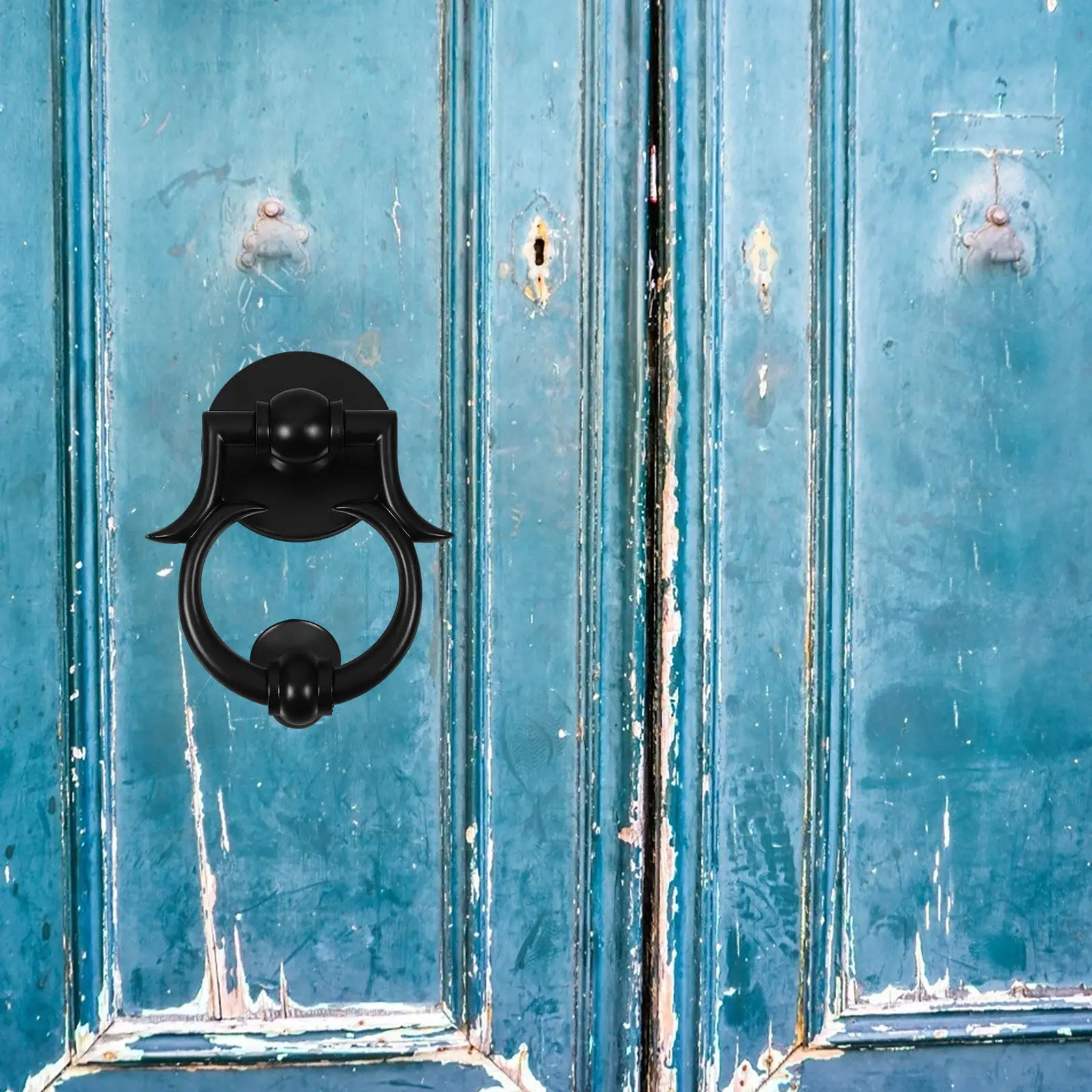 1Set European Style Door Knocker Simple Gate Knocking Part Front Door Security Knocker Replacement Kit Decorative Accessory
