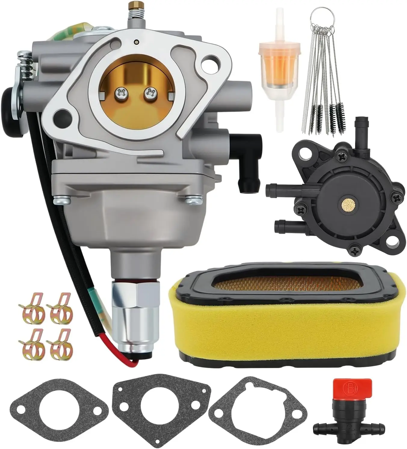 24-853-169-S Carburetor with Fuel Pump and Air Filter Fit for Kohler Command CV22 CV22S CV23 CV620 CV640 CV670 CV675 CV680 CV730