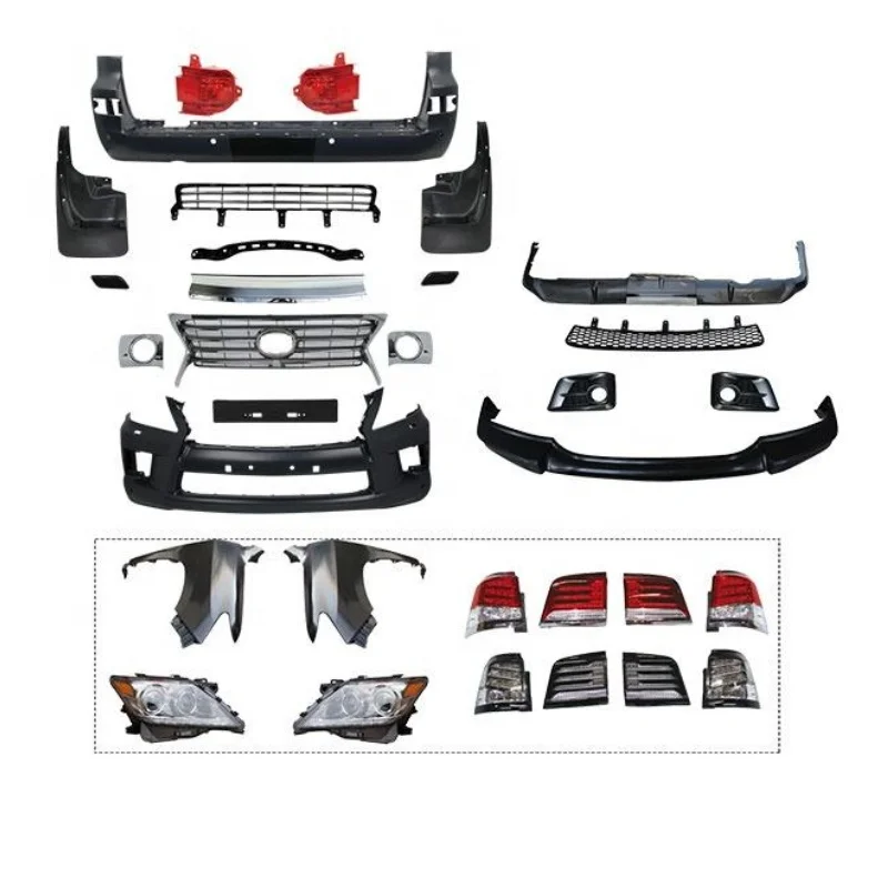 Manufactured Body kit include front rear bumper grille fender for LEXUS LX570 2008-2015 MODEL