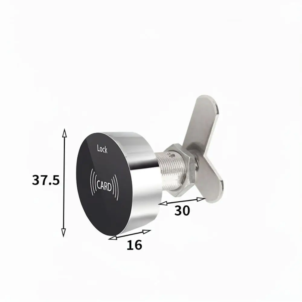 Electronic Cabinet Lock Smart Fingerprint Password Swipe Card Keyless Security Hardware Drawer File Desk Storage System