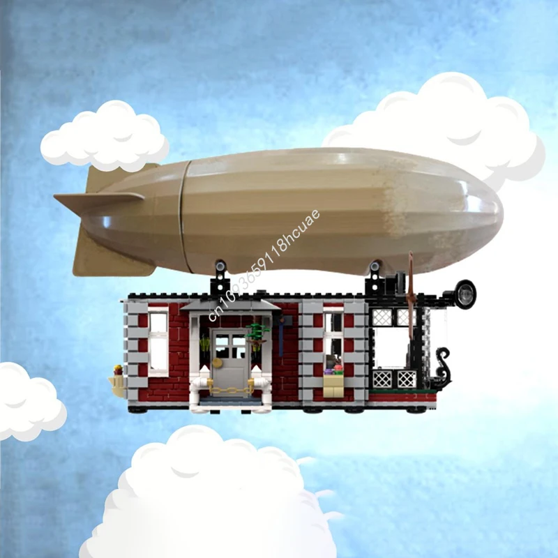 

958pcs MOC Commodore Pepper's House in the Sky Adventurers Building Blocks Christmas Kids Toys Construction creative Model Gift