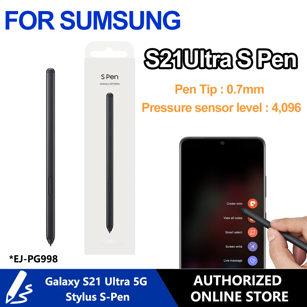 

For Samsung S21 Ultra S Pen EJ-PG998 Stylus S Pen / S-Pen compatible with Galaxy S21 Ultra 5G only