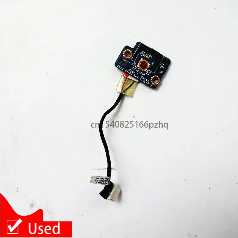 Used Laptop Power Button Board LS-9772P For Dell Precision M4800